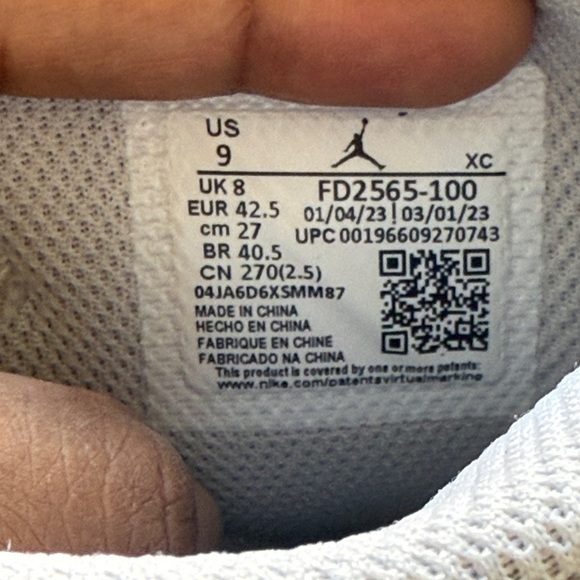 Nike Air Jordan union LA x bephies beauty supply High-Top Sneakers yellow white - Picture 13 of 15